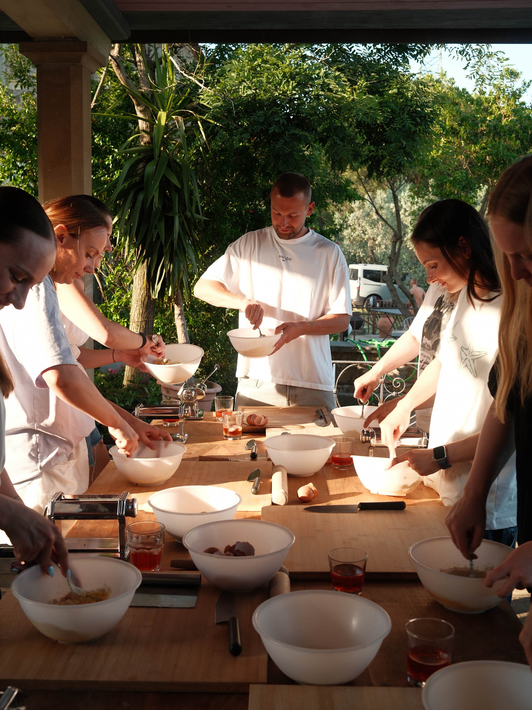 Hands-on cooking class